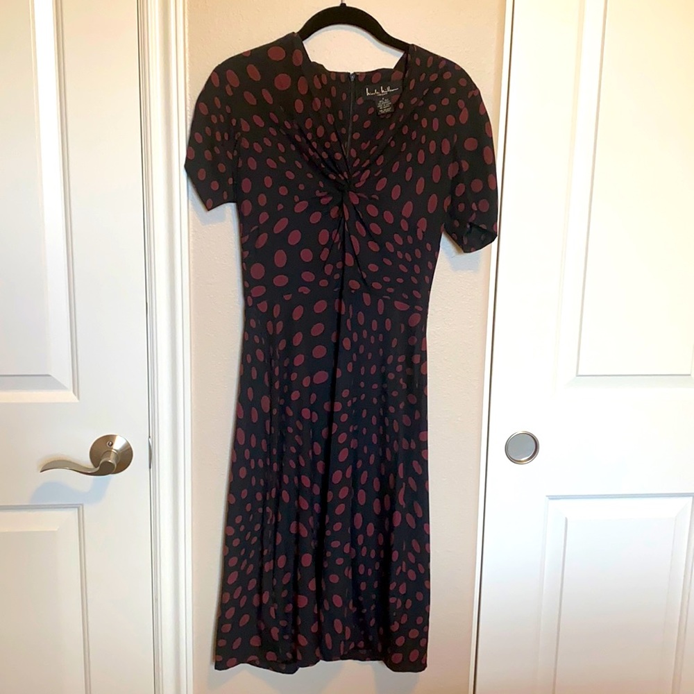 Gorgeous silk dress, retro style